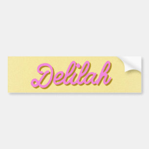 Adesivo Para Carro Autocolante no vidro traseiro de Delilah