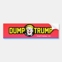 Autocolante no vidro traseiro de DumpTrump