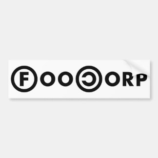 Adesivo Para Carro Autocolante no vidro traseiro de FooCorp