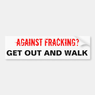 Adesivo Para Carro Autocolante no vidro traseiro de Fracking, branco