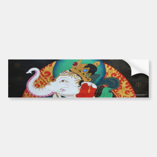 Adesivo Para Carro Autocolante no vidro traseiro de Ganesh da dança