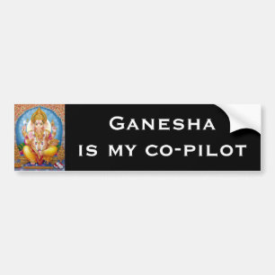 Adesivo Para Carro Autocolante no vidro traseiro de Ganesha -