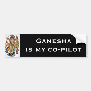 Adesivo Para Carro Autocolante no vidro traseiro de Ganesha - versão