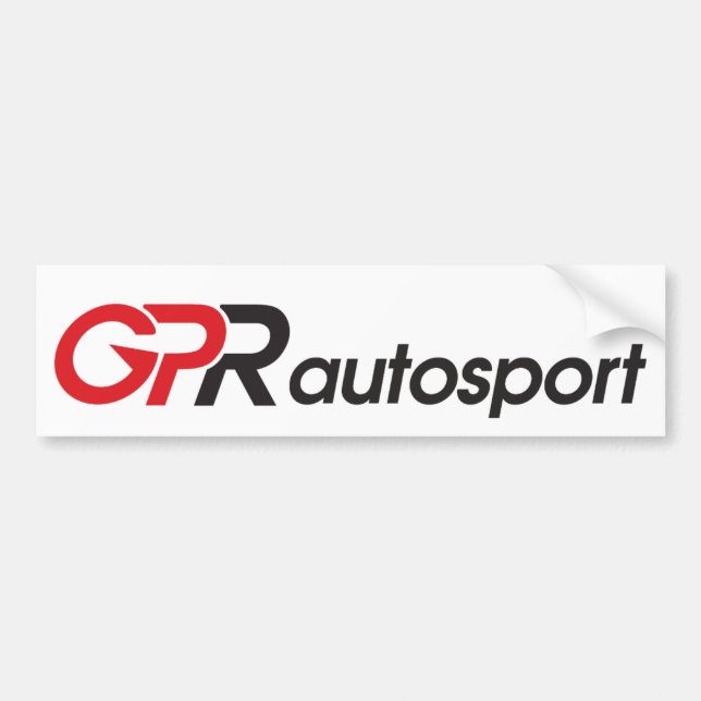 Adesivo Para Carro Autocolante no vidro traseiro de GPR Autosport (Frente)