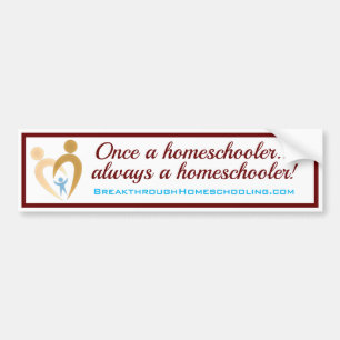 Adesivo Para Carro Autocolante no vidro traseiro de Homeschool
