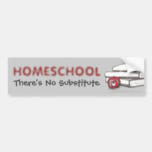 Adesivo Para Carro Autocolante no vidro traseiro de Homeschooling