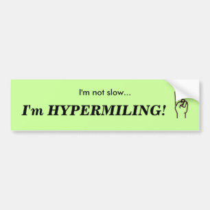 Adesivo Para Carro Autocolante no vidro traseiro de HYPERMILING