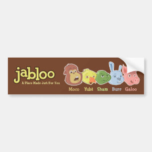 Adesivo Para Carro Autocolante no vidro traseiro de Jabloo Brown