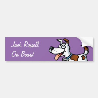 Adesivo Para Carro Autocolante no vidro traseiro de Jack Russell
