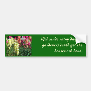 Adesivo Para Carro Autocolante no vidro traseiro de jardinagem #1