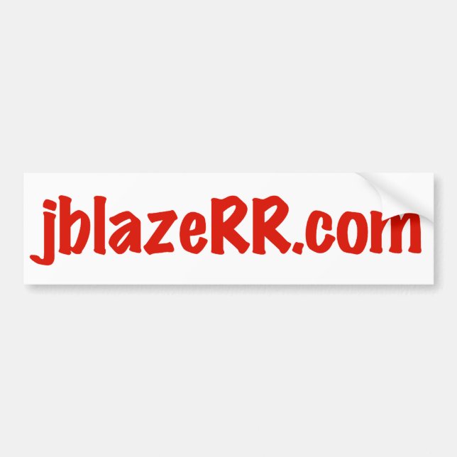 Adesivo Para Carro autocolante no vidro traseiro de jblazeRR.com (Frente)