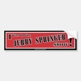 Adesivo Para Carro Autocolante no vidro traseiro de Jerry Springer