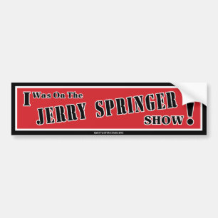 Adesivo Para Carro Autocolante no vidro traseiro de Jerry Springer