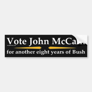 Adesivo Para Carro Autocolante no vidro traseiro de John McCain do