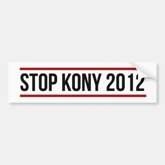 Adesivo Para Carro Autocolante no vidro traseiro de Kony (Frente)