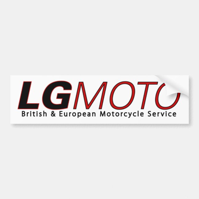 Adesivo Para Carro Autocolante no vidro traseiro de LGmoto (Frente)