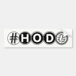 Adesivo Para Carro Autocolante no vidro traseiro de Litecoin do #HODL