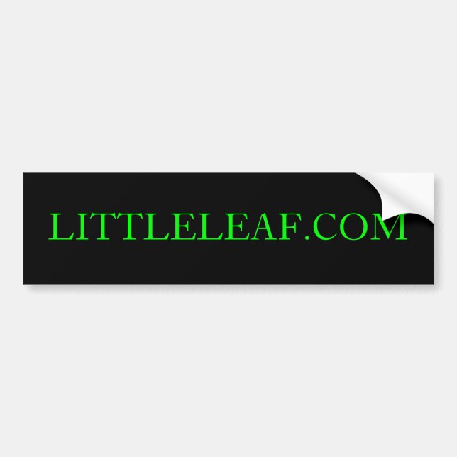 Adesivo Para Carro Autocolante no vidro traseiro de LITTLELEAF.COM (Frente)