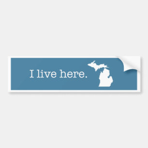 Adesivo Para Carro Autocolante no vidro traseiro de Michigan