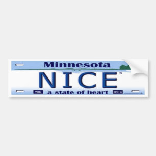 Adesivo Para Carro Autocolante no vidro traseiro de Minnesota Nice®