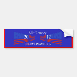 Adesivo Para Carro Autocolante no vidro traseiro de Mitt Romney