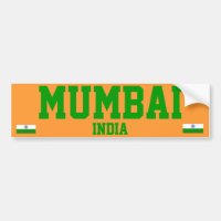 Autocolante no vidro traseiro de Mumbai