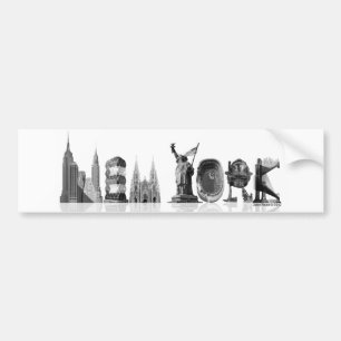 Adesivo Para Carro Autocolante no vidro traseiro de New York