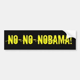 Adesivo Para Carro Autocolante no vidro traseiro de NO-NO-NOBAMA