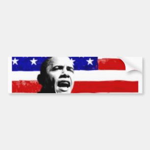 ADESIVO PARA CARRO AUTOCOLANTE NO VIDRO TRASEIRO DE OBAMA