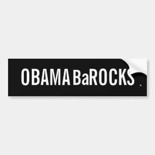 Adesivo Para Carro Autocolante no vidro traseiro de Obama BaRocks
