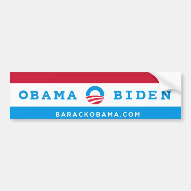 Adesivo Para Carro Autocolante no vidro traseiro de Obama Biden (Frente)