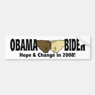 Adesivo Para Carro Autocolante no vidro traseiro de Obama Biden