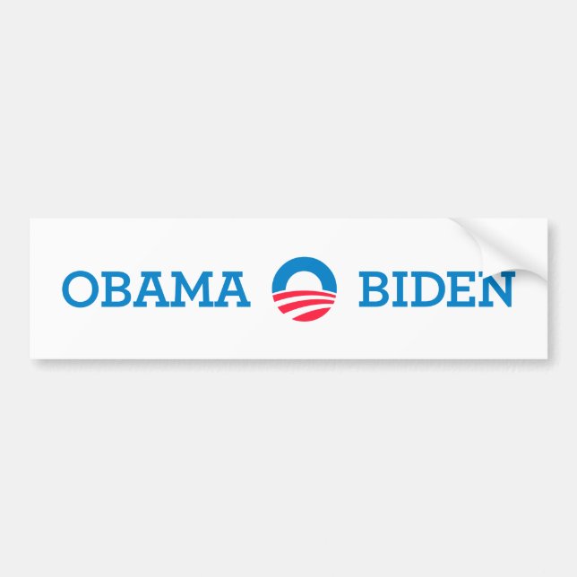Adesivo Para Carro Autocolante no vidro traseiro de Obama Biden (Frente)