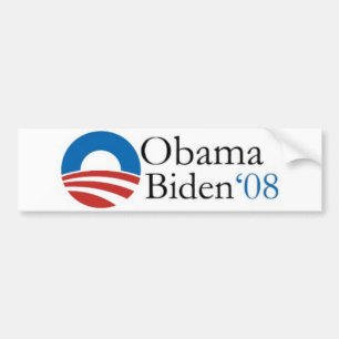 Adesivo Para Carro Autocolante no vidro traseiro de Obama Biden '08