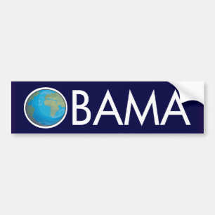 Adesivo Para Carro Autocolante no vidro traseiro de Obama da terra