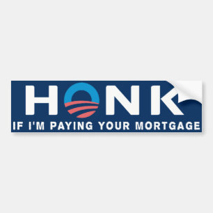 Adesivo Para Carro Autocolante no vidro traseiro de Obama do Honk