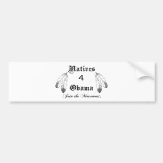 Adesivo Para Carro Autocolante no vidro traseiro de Obama dos nativos