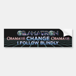 Adesivo Para Carro Autocolante no vidro traseiro de Obamatron