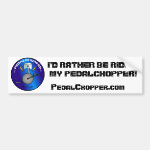 Adesivo Para Carro Autocolante no vidro traseiro de PedalChopper