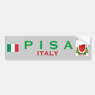 Adesivo Para Carro Autocolante no vidro traseiro de Pisa