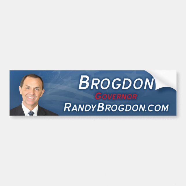 Adesivo Para Carro Autocolante no vidro traseiro de Randy Brogdon (Frente)