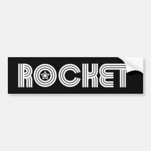 Adesivo Para Carro Autocolante no vidro traseiro de Rocket