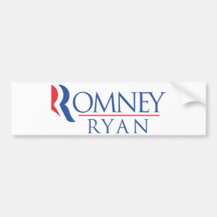 Adesivo Para Carro Autocolante no vidro traseiro de Romney Ryan
