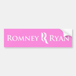 Adesivo Para Carro Autocolante no vidro traseiro de Romney Ryan