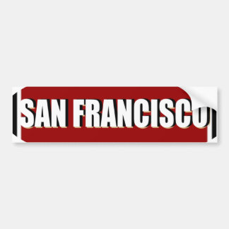 Adesivo Para Carro Autocolante no vidro traseiro de San Francisco