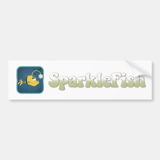 Adesivo Para Carro Autocolante no vidro traseiro de SparkleFish (Frente)