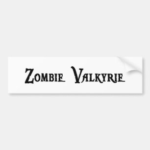 Adesivo Para Carro Autocolante no vidro traseiro de Valkyrie do zombi