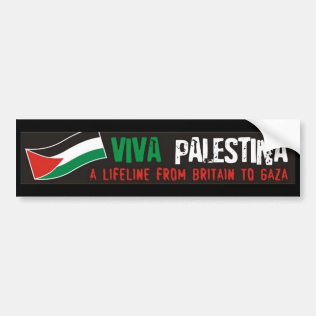 Adesivo Para Carro Autocolante no vidro traseiro de VIVA PALESTINA (Frente)