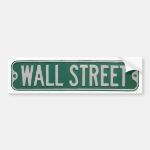 Adesivo Para Carro Autocolante no vidro traseiro de Wall Street