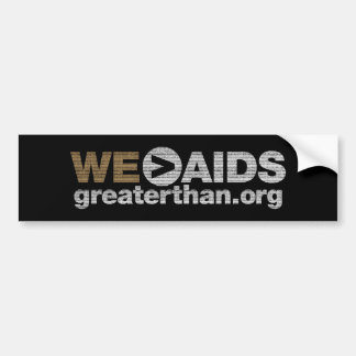 Adesivo Para Carro Autocolante no vidro traseiro de WE>AIDS
